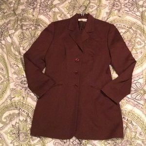 Long chocolate colored jacket